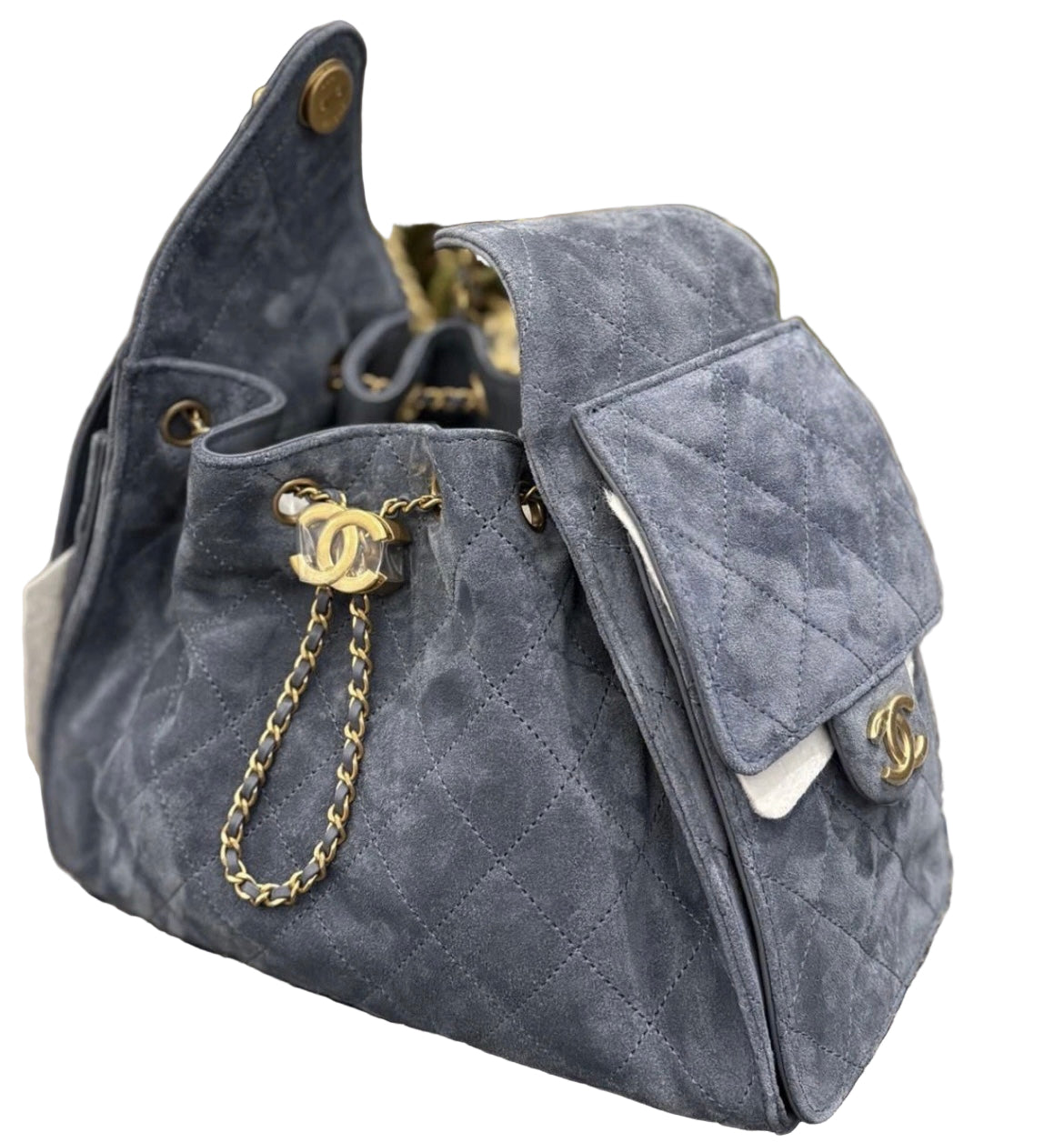 Chanel Small Suede 25