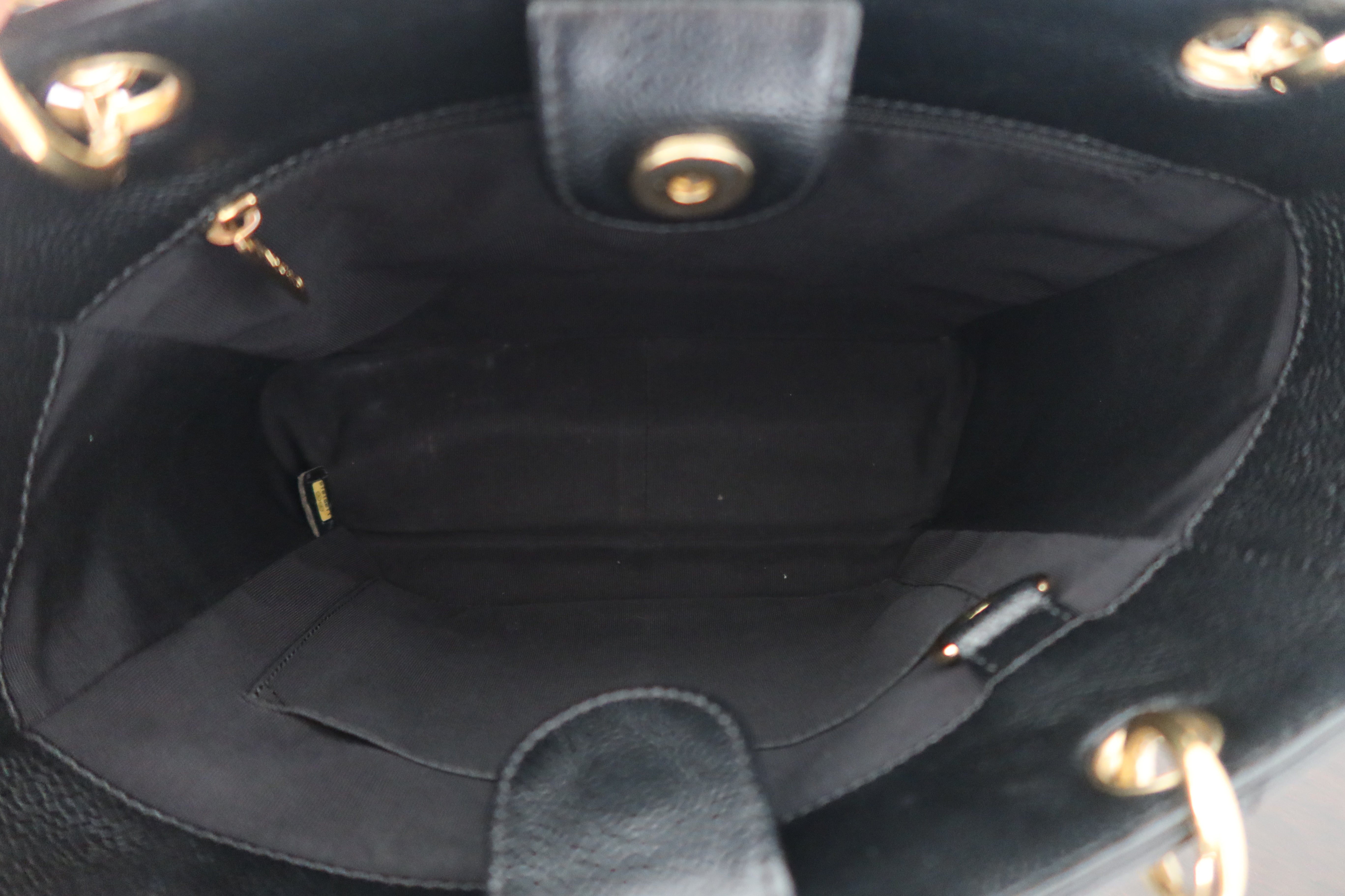 Chanel PST Petite Shopping Tote, Caviar Quilted Grained Calfskin Black GHW series 14, Certified Pre-Owned